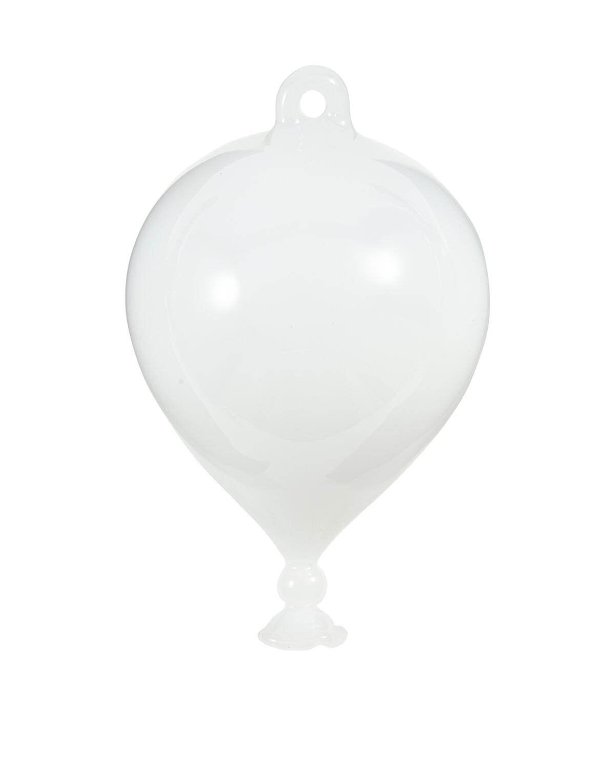 Balloon juleophæng, 3 stk. - Hvid